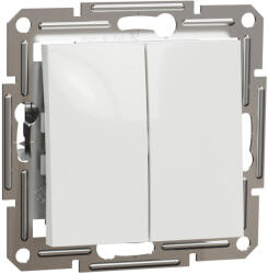 Schneider Electric Schneider EPH0670121 Asfora Kettős váltókapcsoló fehér keret nélkül (EPH0670121)
