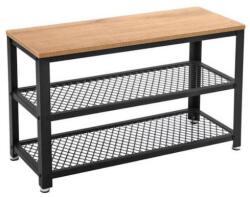 Euziel DAVOR cipős szekrény barna/fekete LBS073N01 (EZ0314)