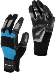 LAHTI PRO L280710K Műhelykesztyű Fekete/Kék, Kártya