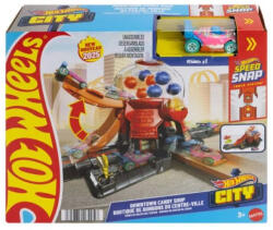 Mattel City - Speed Snap Belvárosi Édességbolt pályaszett (HDR24_JBM62)