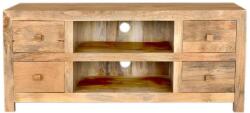 RAAVI TV asztal HINA 60x140 cm tömör fa/mangó fa HINA-TVK (RA0042)
