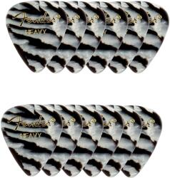 Fender 351 Shape Premium Picks Heavy Zebra 12 Pack Pengető (1980351203)