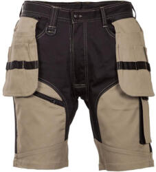 CERVA Keilor Rövid Munkásnadrág Fekete-Bézs 56