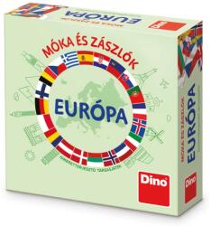 Dino Móka és zászlók - Európa társasjáték Ajánlott 10-99 éves korig unisex (12606)