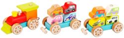 Cubika Fa vonat kisautókkal Ajánlott 2-6 éves korig fiúknak (52077)