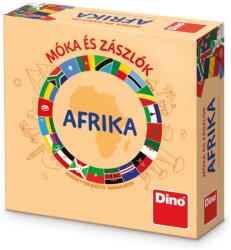 Dino Móka és zászlók - Afrika társasjáték Ajánlott 10-99 éves korig unisex (12608)