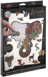 Grafix Fa puzzle - Elefánt, 132 db Ajánlott 7-14 éves korig unisex [Cikkszám 10743]
