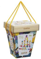 Cubika 100 db-os fa építőkocka Ajánlott 1-6 éves korig unisex [Cikkszám 59908]