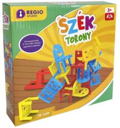 REGIO JÁTÉK Széktorony társasjáték Ajánlott 3-14 éves korig unisex (47273)