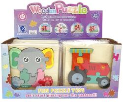 Retoys Fa puzzle, 12 féle Ajánlott 3-10 éves korig unisex [Cikkszám 12290]