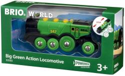 BRIO Nagy zöld lokomotív Ajánlott 3-6 éves korig unisex (81347)