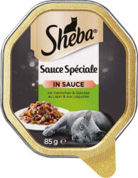 Sheba Sauce Spéciale macska tálka nyúl&zöldség 22x85g