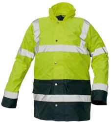 CERVA Sefton Jól Láthatósági Kabát - M, Sárga/Sötétkék