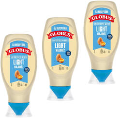GLOBUS light majonéz, flakonos (3x441 g)