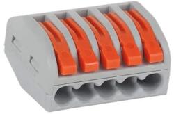  ZLA0959 Oldható vezetékösszekötő, gyorscsatlakozó, 5x(0, 75-2, 5mm2) (max. 32A) /db (ZLA0959)