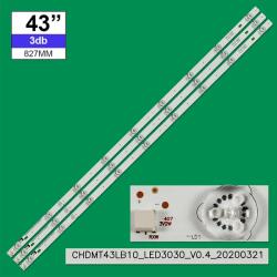  LED-TV387 Háttérvilágítás CHANGHONG 43coll LED TV-be 9LED 3db/cs