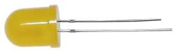  LED1005 LED dióda 10mm 3V sárga 600mcd (LED1005)