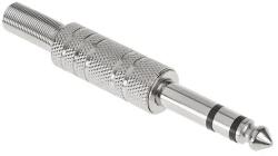  6, 3mm sztereó jack dugó fém (WTY0020)