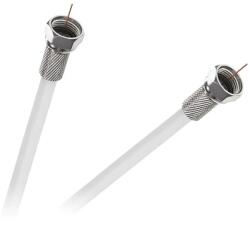  KPO2288-5 Antenna kábel, F dugó - F dugó, fekete, 5m (KPO2288-5)