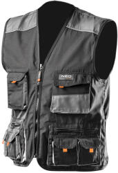 NEO TOOLS NEO 81-260-M Munkamellény, HD, M/50 65% Poliészter, 35% Pamut, 267g/m2, Vékony Fényvisszaverő Csík, M (81-260-M)