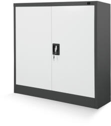 JAN NOWAK BEATA fém iratszekrény 900x930x400, modell antracit-fehér