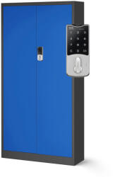 JAN NOWAK DANIEL fém iratszekrény 900x1850x400, modell antracit-kék