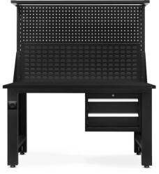 JAN NOWAK LOGAN Munkapad, 1500 x 1700 x 750 mm, All Black: fekete