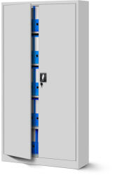 JAN NOWAK JAN fém iratszekrény 900x1850x400, modell szürke