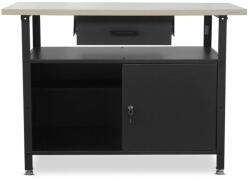 JAN NOWAK ERIC műhelyasztal, fekete