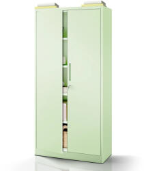 JAN NOWAK JAN H fém iratszekrény 900 x 1950 x 400 mm, Fresh Style: pasztellzöld
