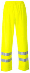 Portwest FR43 Lángálló Jól Láthatósági Esőnadrág - XL, Sárga
