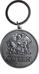 Queen Silver Crest Double Sided (Double Sided) Breloc (QUKEY09)