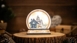 TRACON Tracon CHRSBB5WW LED karácsonyi dísz, fa, medve, elemes (X25004) Timer 6+18h, 5LED, 3000K, 2xAAA (CHRSBB5WW)