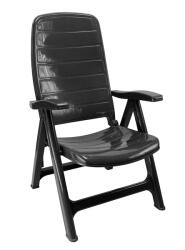 Flair Prelude műanyag kerti szék antracit szürke - Flair (83100)