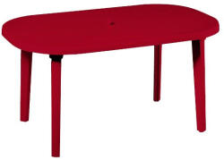Flair Duna műanyag kerti asztal bordó - Flair (70210)