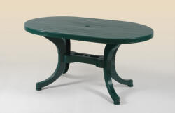 Flair Sordino műanyag kerti asztal ovális dekor fóliás, zöld - Flair (70409)