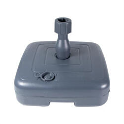 Flair Műanyag kerti napernyőtalp Tenuto antracit szürke 20L - Flair (61256)