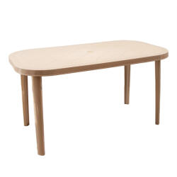 Flair Duna műanyag kerti asztal mokka - Flair (70214)