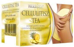 Herbária Cellulitisz tea - ananász ízesítésű teakeverék zöld teával és narancshéjjal 20db