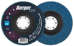 Berger INOX lamellás csiszolótányér F29 kúpos 125x22, 2 P40Z (010602-0086) - szerszamplusz