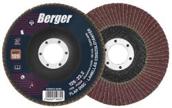 Berger lamellás csiszolótányér F29 kúpos 125x22, 2 P120A (010602-0081)