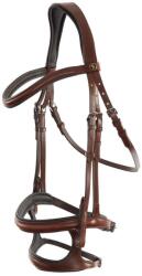 BR Anatómiai lóidomító kombinált orrszíj BR Equitation Bath COB barna|szürke