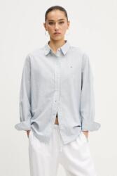 Tommy Hilfiger lenvászon ing galléros, szürke, regular, DW0DW20292 - szürke L