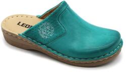 LEON 360 LEON Comfort női bőr klumpa (LEON313-türkiz37)