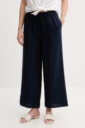 United Colors of Benetton lennadrág sötétkék, magas derekú egyenes, 4AGHDF09G - sötétkék S