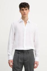 HUGO BOSS len ing galléros, fehér, slim, 50490234 - fehér 39