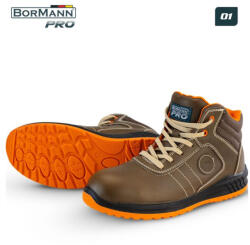 Bormann Munkavédelmi bakancs O1, NUBUKK BŐR, DOVER méret 41 (BPP8151)