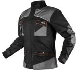 NEO TOOLS NEO 81-218-S Munkadzseki, HD, Karcsúsított(Slim Fit), 60% Pamut, 37% Polyester, 3% Elastane, 285 g/m2, S (81-218-S)