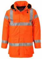 Portwest S774 Jól Láthatósági, Lángálló és Antisztatikus Kabát - S, Narancs