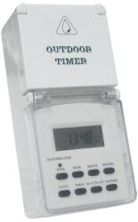 Tracon konnektorba dugható digitális kapcsoló aljzat vízmentes 16A IP44 (TKO-DHEV)